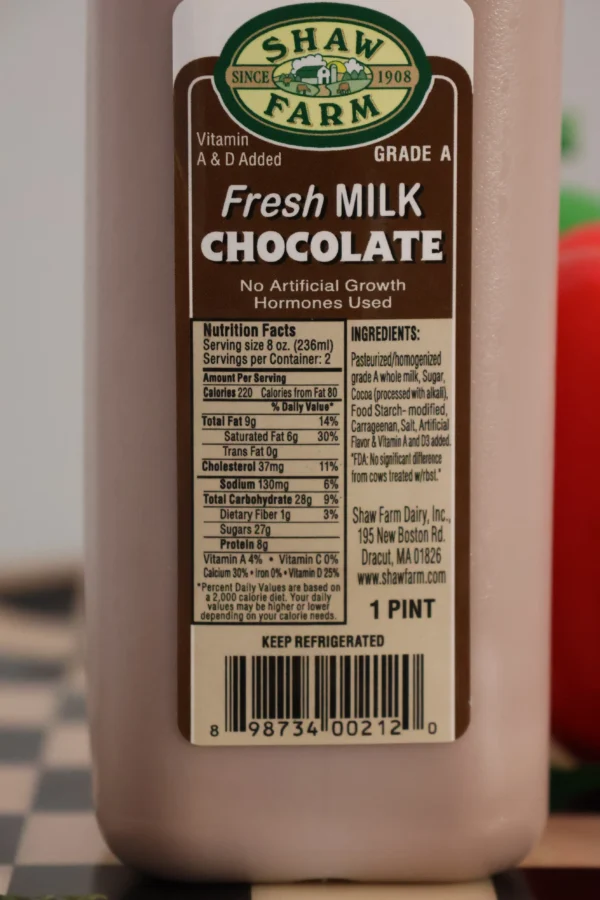Chocolate Milk – Pint (Plastic Bottle) - Image 2